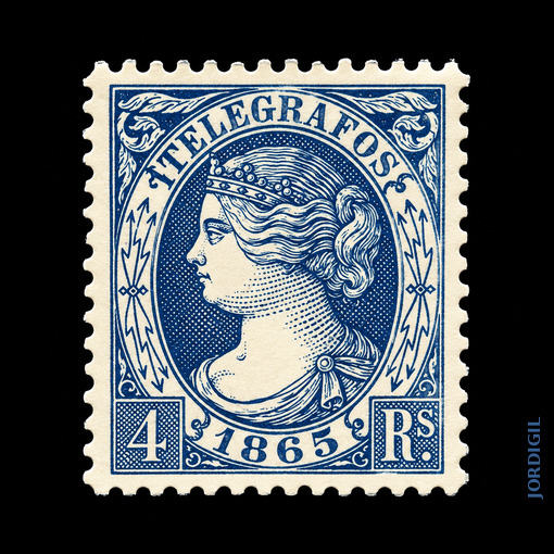 Telégrafos España · Edifil 10 · 1865 · 20 €