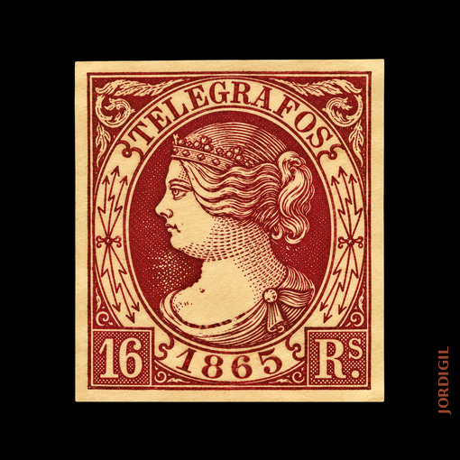Telegrafos España · Edifil 7 · 1865 · 20 €