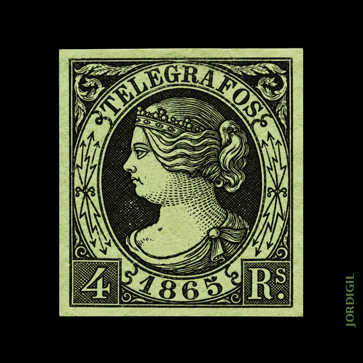 Telegrafos España · Edifil 6 · 1865 · 20 €