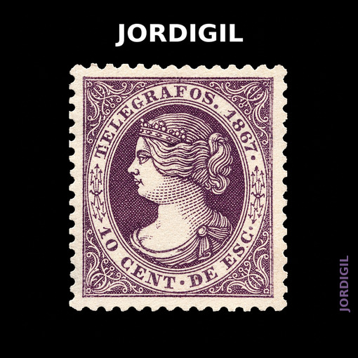 Telégrafos España · Edifil 17 · 1867 · 20 €