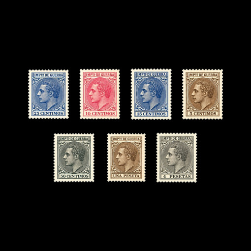 España 1879 Edifil NE4-NE10