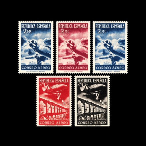 España 1939 Edifil NE39-45 Dentado