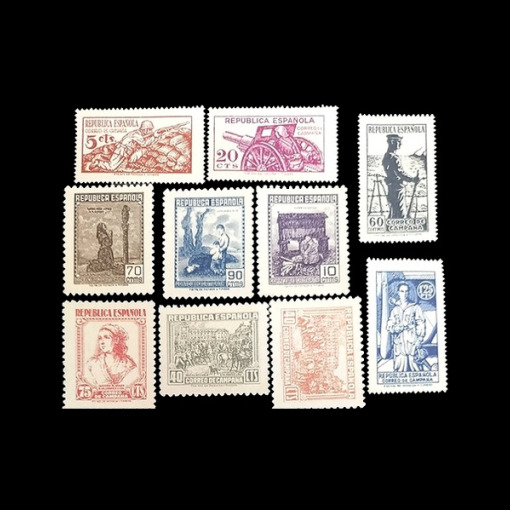 España 1939 Edifil NE46-55 Dentados