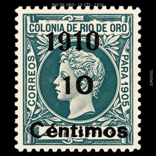 Rio de Oro 1910 Edifil 54