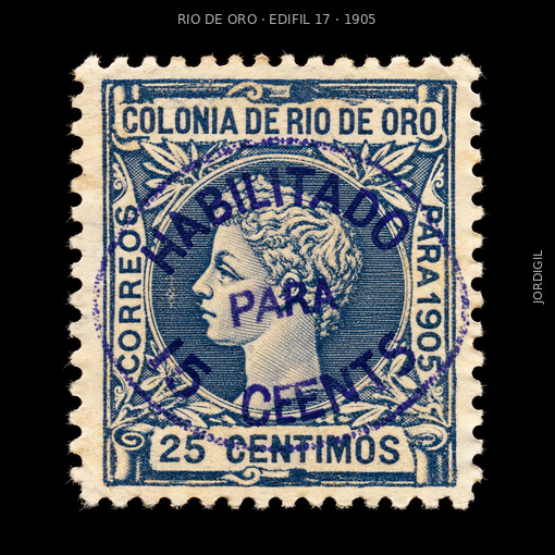 Rio de Oro 1905 Edifil 17