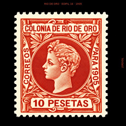 Rio de Oro 1905 Edifil 16