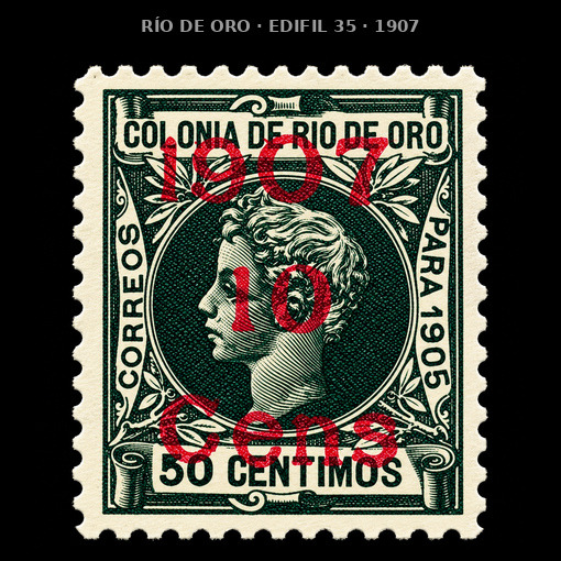 RIO DE ORO 1907 Edifil 35