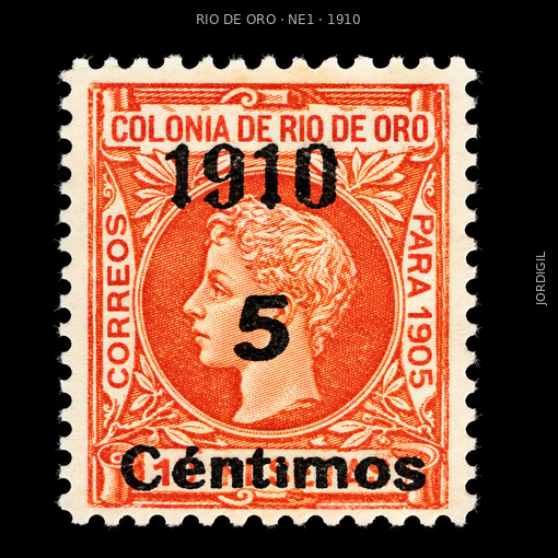 Rio de Oro 1910 Edifil NE1