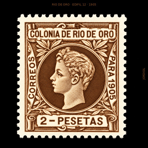 Rio de Oro 1905 Edifil 12