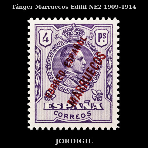 Tánger 1909-1914 Edifil NE2