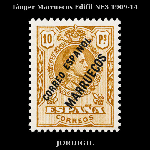 Tánger 1909-1914 Edifil NE3