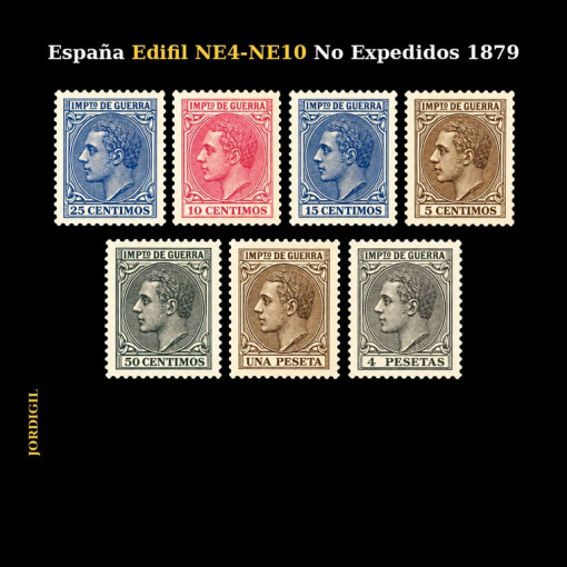 España 1879 Edifil NE4-10