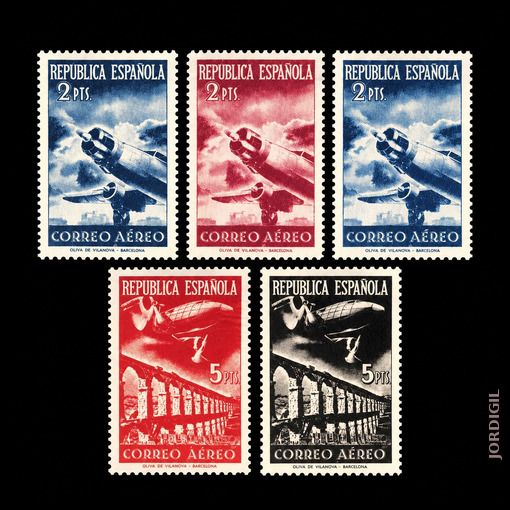 España 1939 Edifil NE39-45