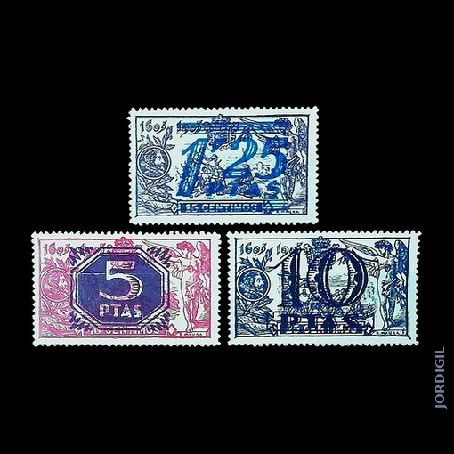 España · Edifil NE35-37 · 1939 · 50 €