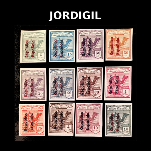 Sáhara · Edifil 36-47 Sin dentar · 1931-1935 · 55 €