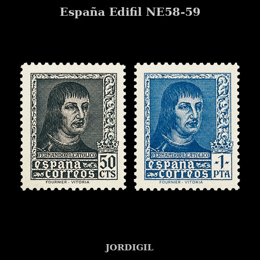 España · Edifil NE58-59 · 1938 · 30 €