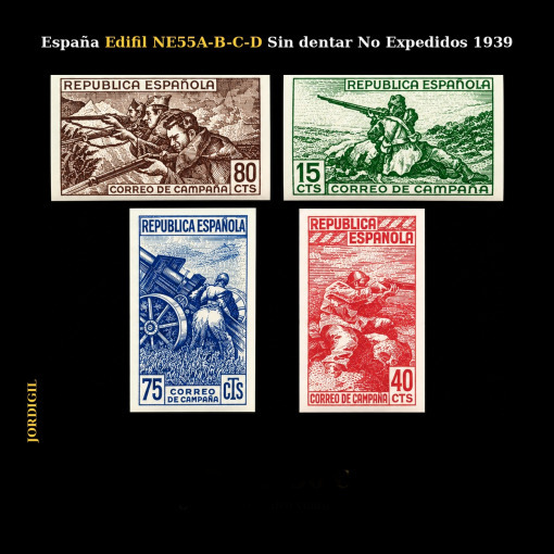 España 1939 Edifil NE55A-B-C-D