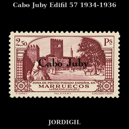 Cabo Juby 1934-1936 Edifil 57