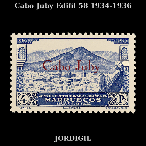 Cabo Juby 1934-1936 Edifil 58