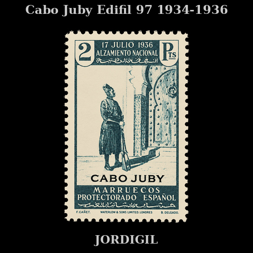 Cabo Juby 1934-1936 Edifil 97
