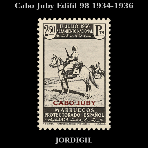 Cabo Juby 1934-1936 Edifil 98